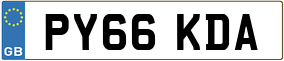 Truck License Plate